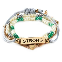 Hallmark Strong And Courageous Bracelets, Set Of 4