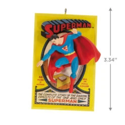 Hallmark DC™ 85th Anniversary Superman™ Ornament 8 Hallmark DC™ 85th Anniversary Superman™ Ornament -Hallmark Superman Comic Book Keepsake Ornament 1999QXI6109 03