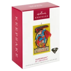 Hallmark DC™ 85th Anniversary Superman™ Ornament 9 Hallmark DC™ 85th Anniversary Superman™ Ornament -Hallmark Superman Comic Book Keepsake Ornament 1999QXI6109 04