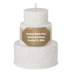 Hallmark Wedding Cake Personalized Ornament