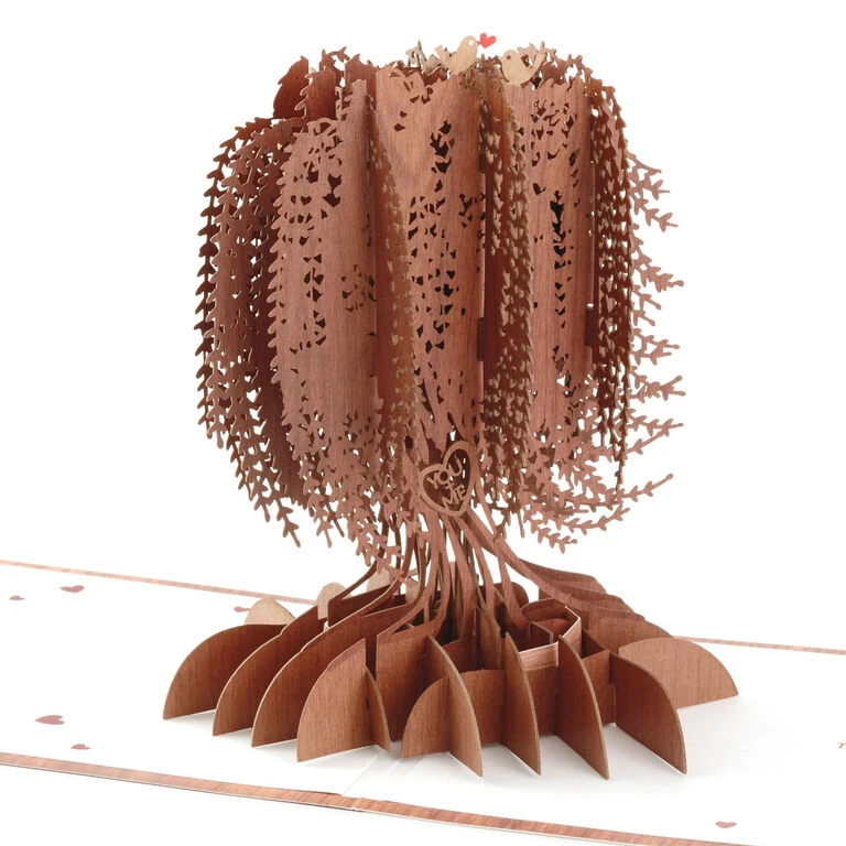 Hallmark Willow Tree You And Me Always 3D Pop-Up Love Card 1 Hallmark Willow Tree You And Me Always 3D Pop-Up Love Card