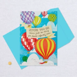 Hallmark 16" Hot Air Balloons Pop-Up Jumbo Goodbye Card 14 Hallmark 16" Hot Air Balloons Pop-Up Jumbo Goodbye Card -Hallmark Youll Be Missed Balloon Goodbye Card 1499CBG1018 06